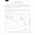 2nd Grade Science Worksheets Solar System Tuts Eagle
