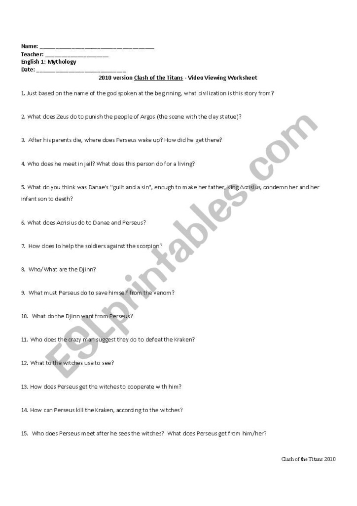 34 Atom Clash Of The Titans Video Worksheet Answers Notutahituq 