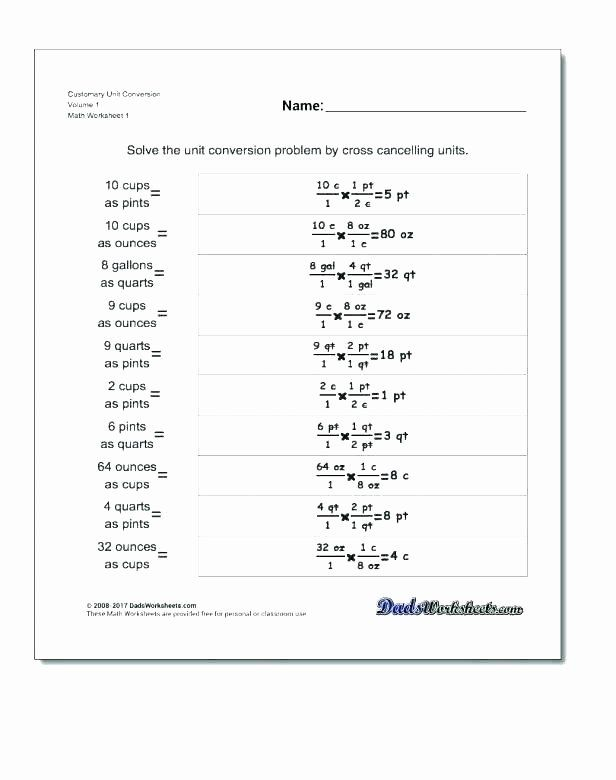6th Grade Measurement Worksheets Science Measurement Worksheets Grade 6