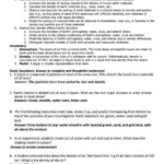 8 Earth Science Density Worksheet Science Worksheets Density