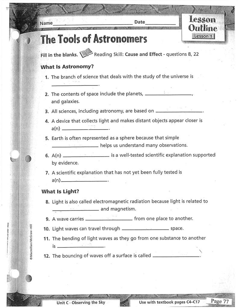Activity Science 10 Unit 3 Answer Key Gamers Smart