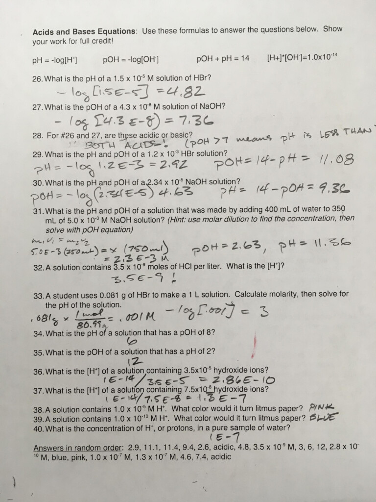 Chemistry Unit 1 Worksheet 6 Dimensional Analysis Answer Key Chemistry Unit 1 Worksheet 6 Dimensional Analysis Answer Key