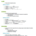 Claim Evidence Reasoning Template 5 Free Templates And CER Models Of