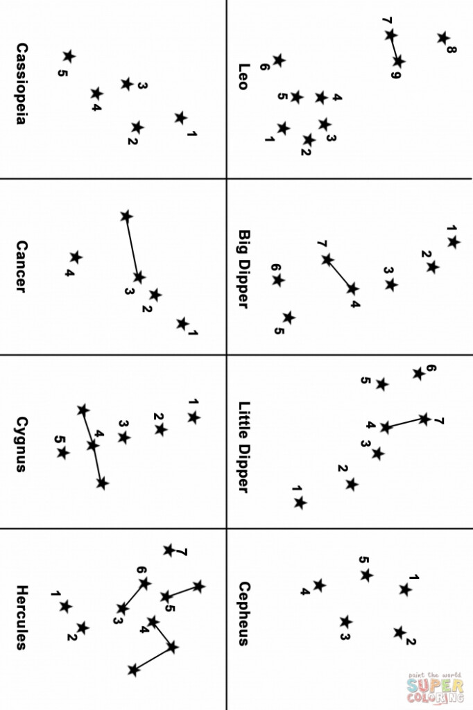 Constellations For Kids Worksheets 99Worksheets