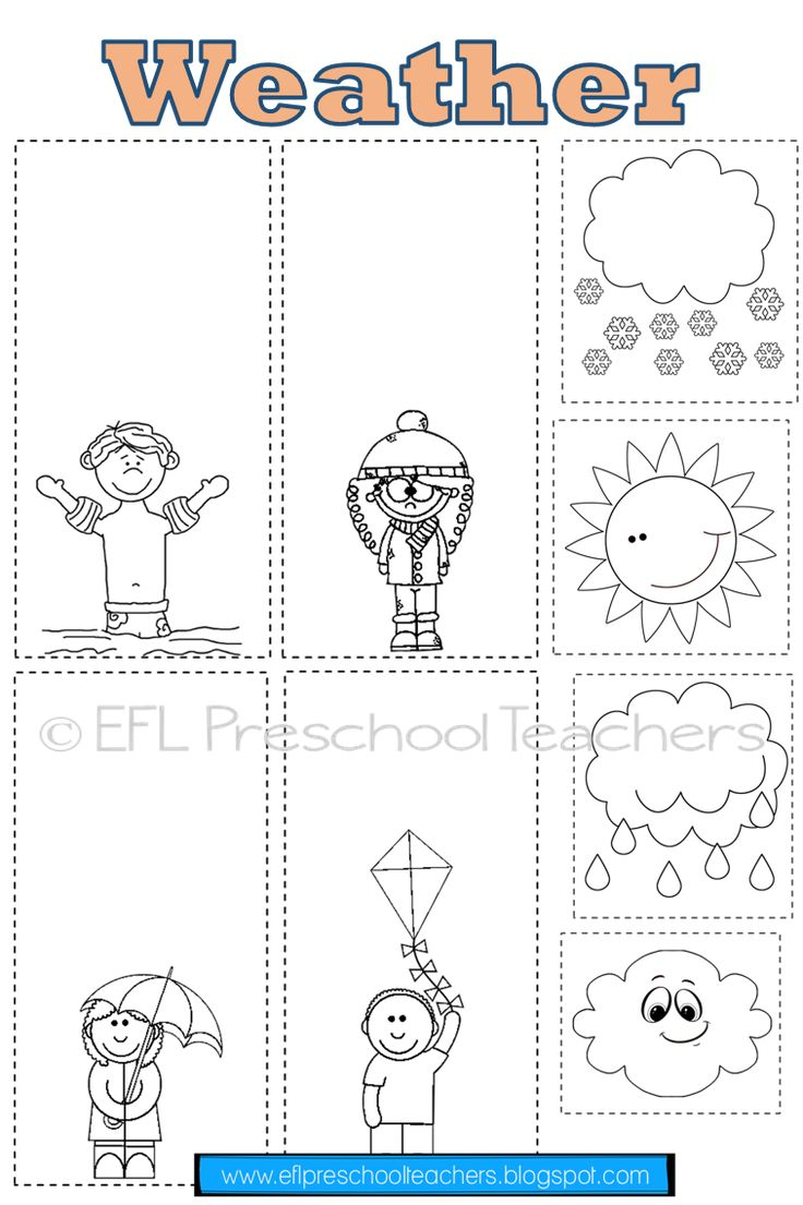ESL Weather Worksheets Weather Worksheets Weather Activities