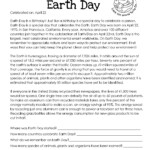 Free Earth Day Worksheet For Kids This Is A Great Seat Work Activity