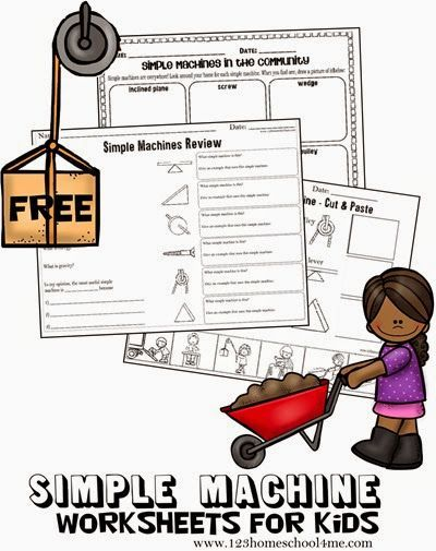 Free Printable Simple Machines Worksheets For Kids Simple Machines