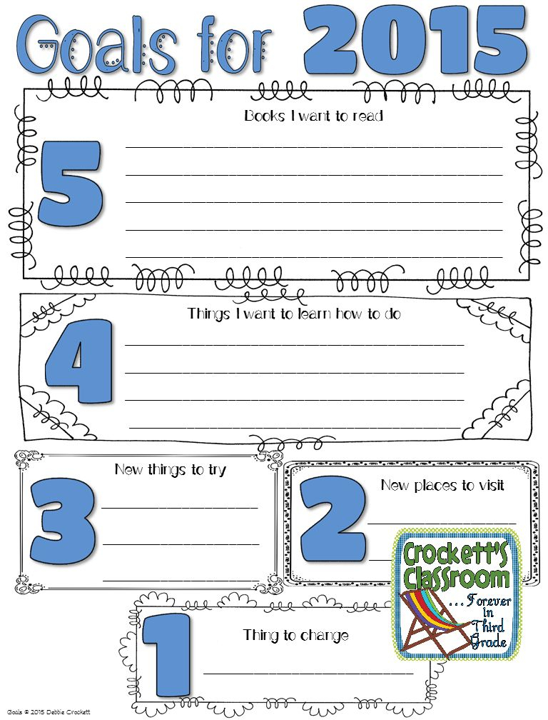 Goal Setting Third Grade Writing Third Grade Reading 3rd Grade Writing
