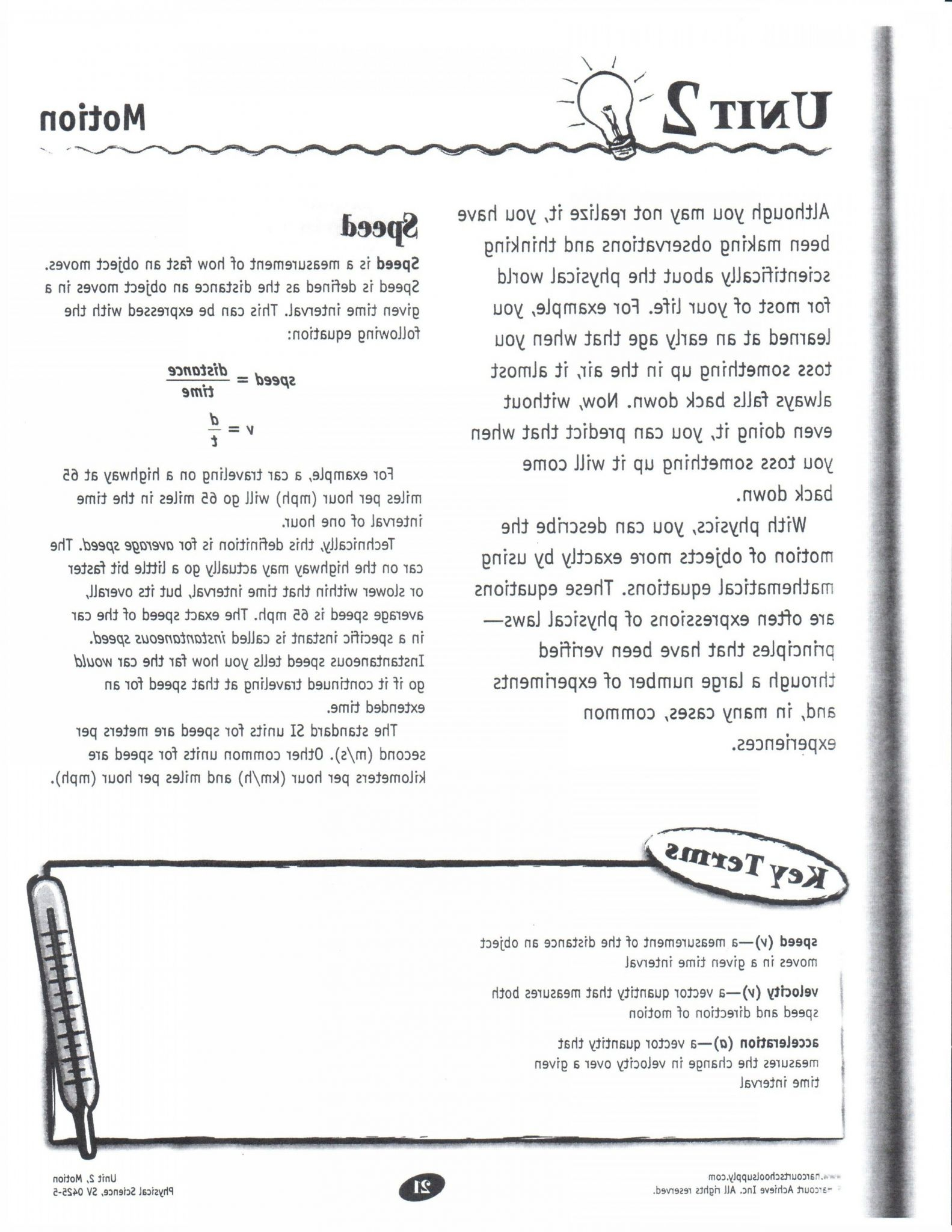 High School Physics Worksheets With Answers Pdf