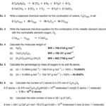 Introduction To Stoichiometry Worksheet Stoichiometry Lecture Examples