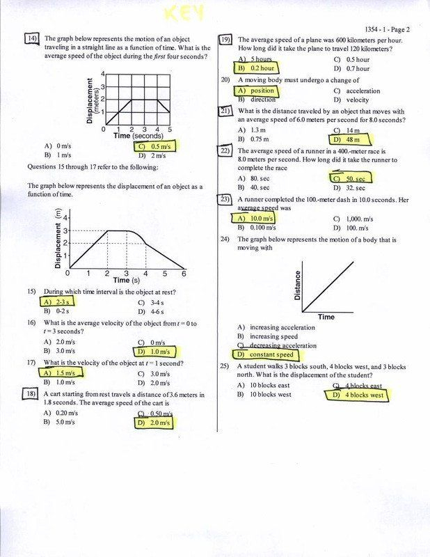 Motion Graph Worksheet Answer Key Home Student