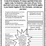 Natural Disaster Worksheets Facts Historical Information For Kids
