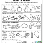 Physical Science States Of Matter This Is A Great Exercise For Third