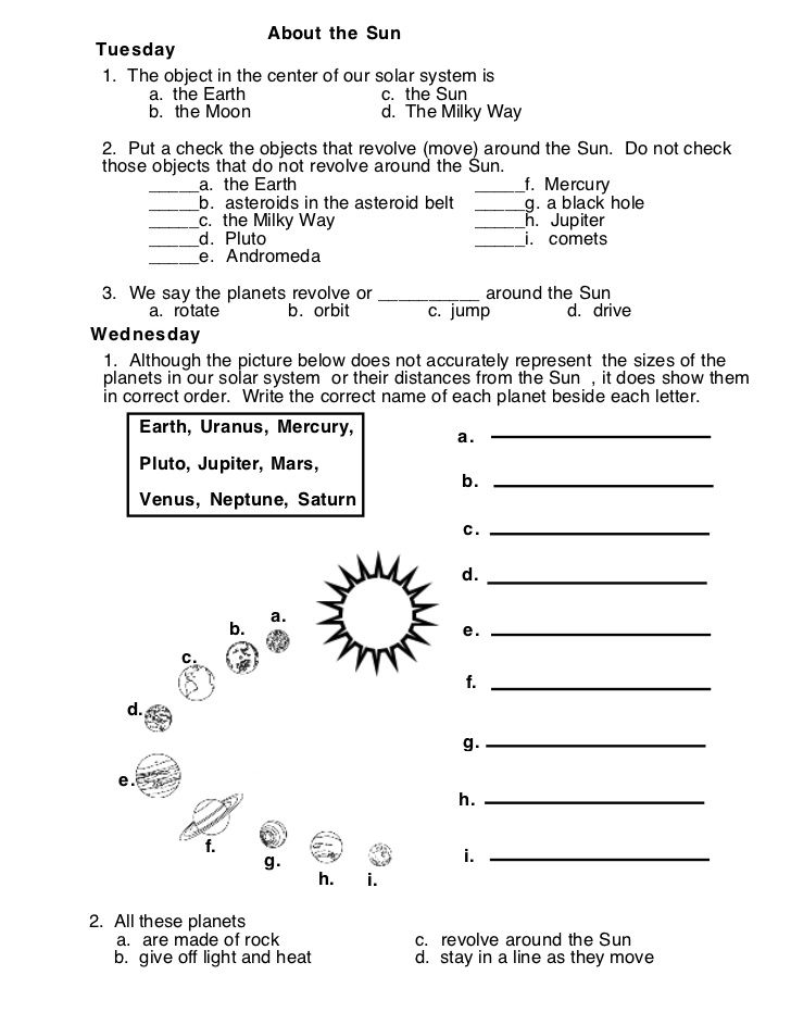Pin By Angela Thibault On Solar System Solar System Worksheets Solar 