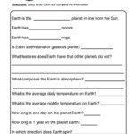 Planet Earth Ocean Deep Worksheet Space Resources Have Fun Teaching
