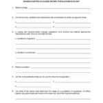 Population Ecology Graphs Worksheet Answers Worksheet