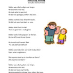 Reading Comprehension Worksheet Bullying Bobby
