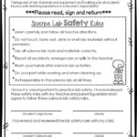 Science Lab Safety Contract FREEBIE Science Lab Safety Science