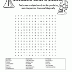 Science Word Search Free Printable Learning Activities For Kids