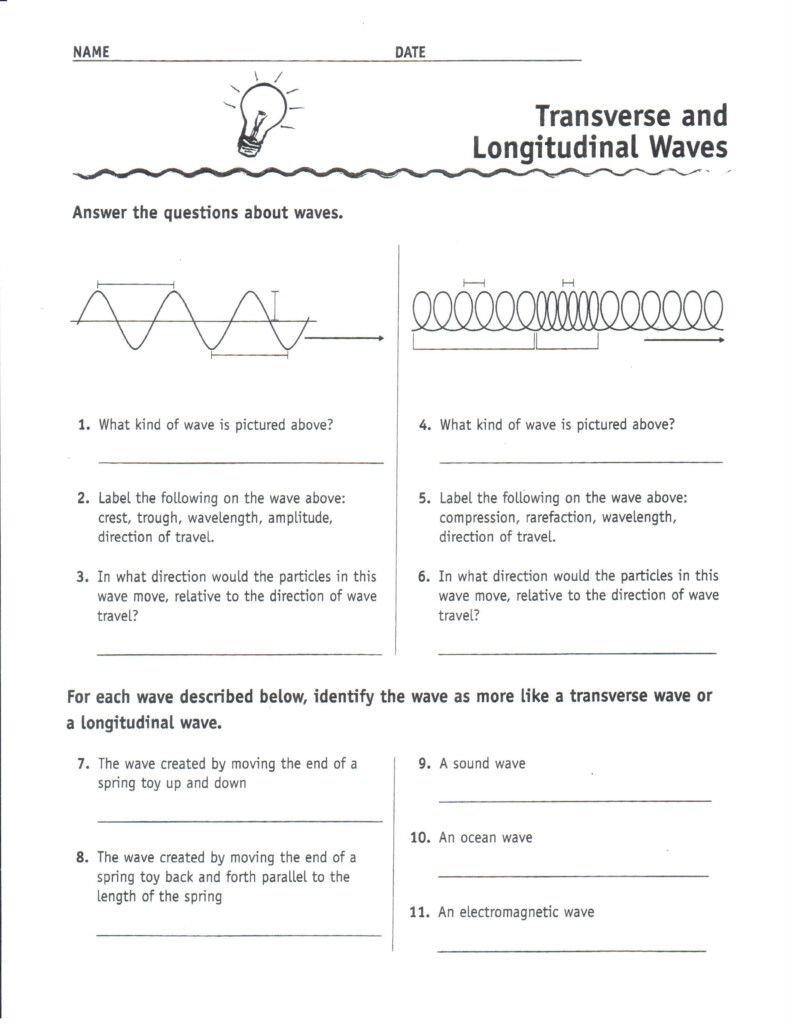 Science Worksheets Middle School Science Physical Science