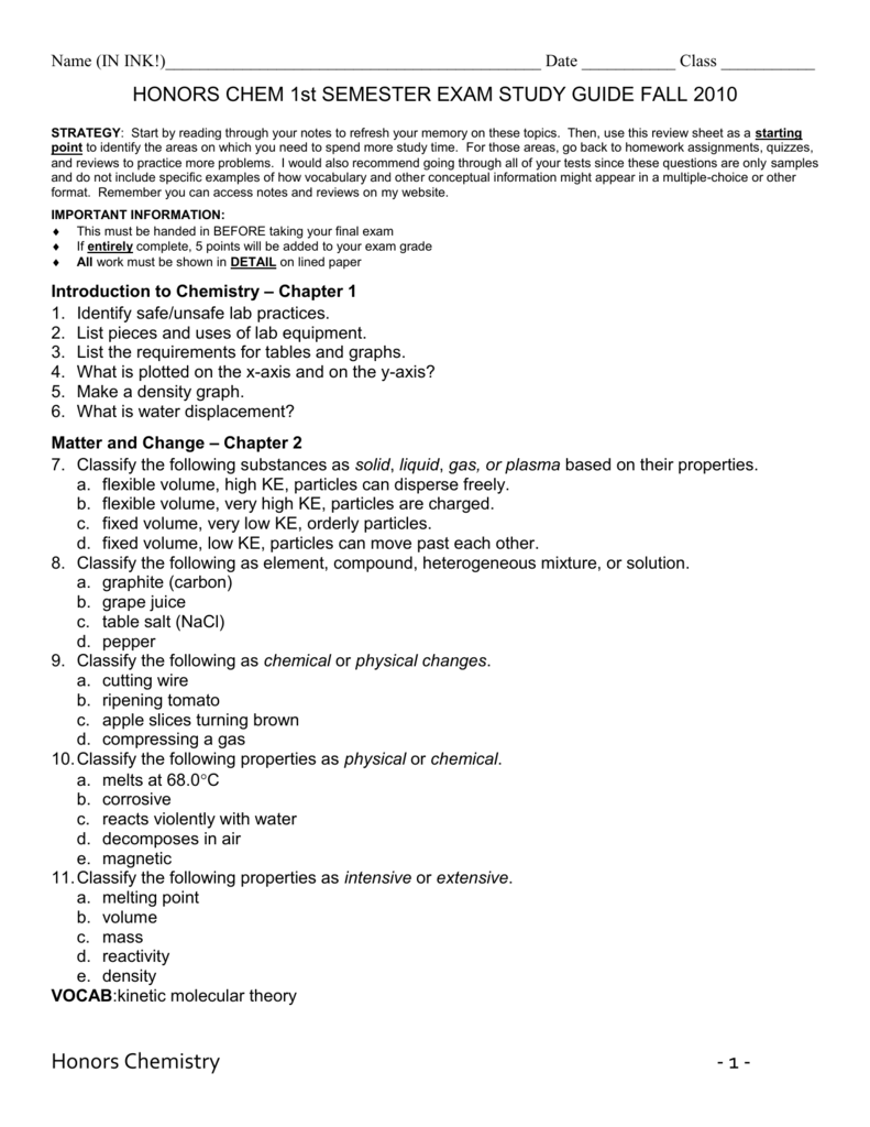 Spring 7Th Grade Science Semester Exam Review Answer Key Aamantrandesigns