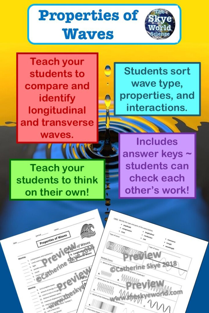 Wave Action Worksheet Answers Worksheet