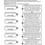 Weathering And Erosion Worksheets Have Fun Teaching