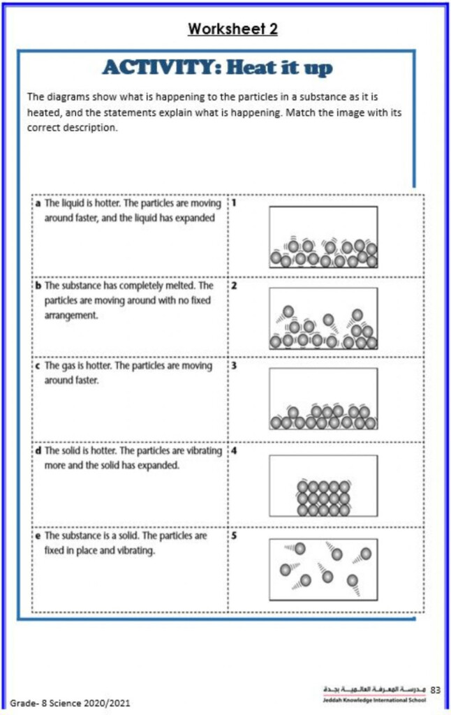 41 Science 8 States Of Matter Worksheet Answer Key Worksheet Master