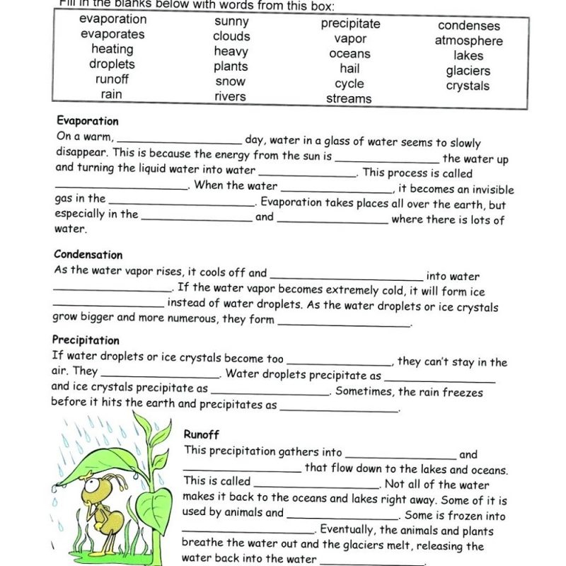 Free Printable Physical Science Worksheets For 6th Grade