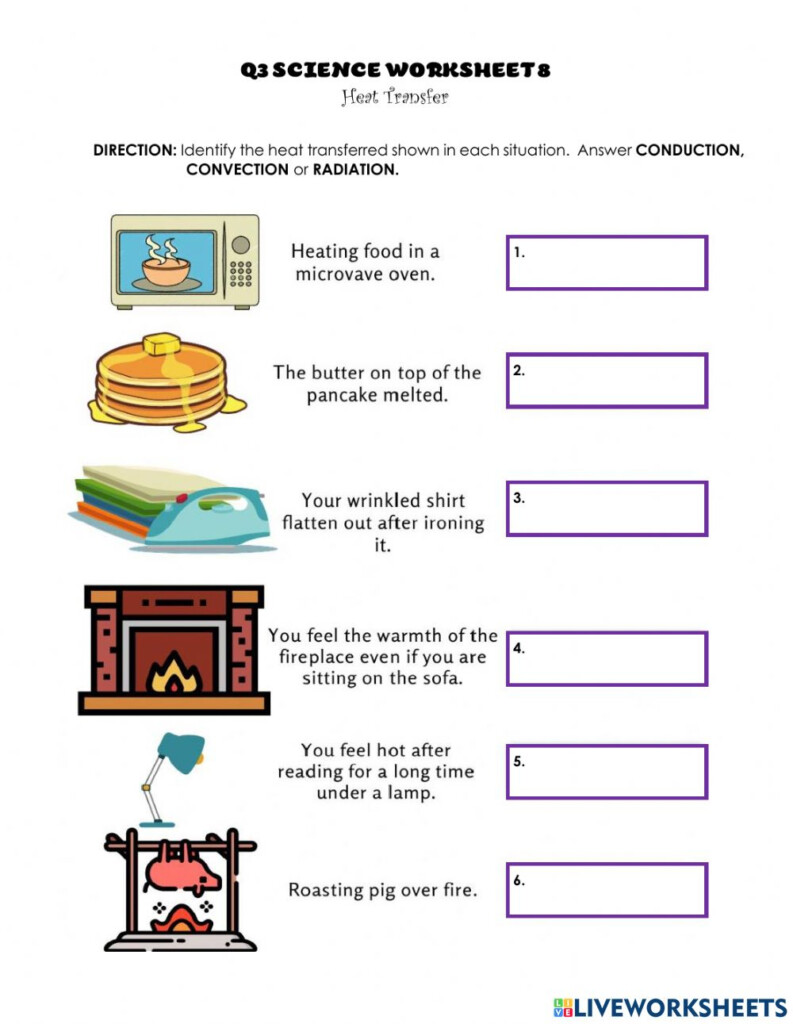 Heat Transfer Worksheet Answer Key