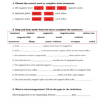 Magnets And Electromagnets Worksheet Electromagnet Phonics
