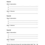 Observations And Inferences Worksheet docx Inference Observation
