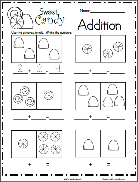 Teaching Addition To Kindergarten Worksheets Worksheet Hero