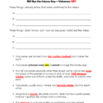 15 Bill Nye Volcanoes Worksheet Key Name