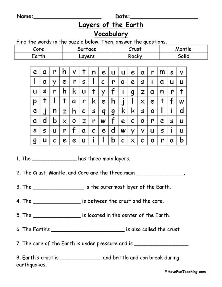 5th Grade Science Worksheet Packets