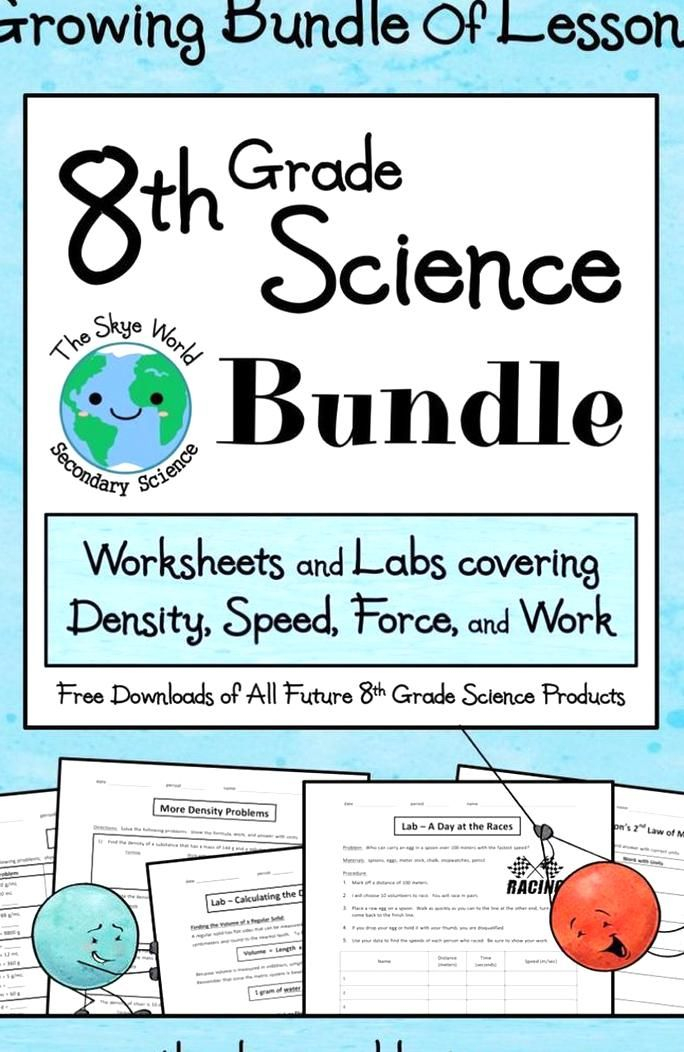 8Th Grade Science Worksheets Pdf