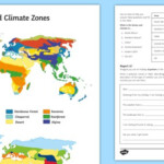 Climate Map Worksheets 99Worksheets