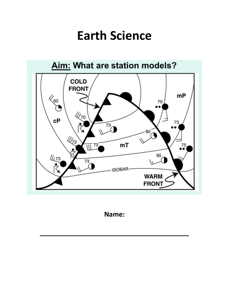 Earth Science Regents Station Models Tutorial Answers Luistejeiro2