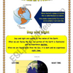 Earths Rotation Worksheet