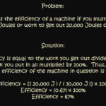 Efficiency Calculations Worksheet