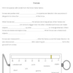 Forces Worksheets Grade 3
