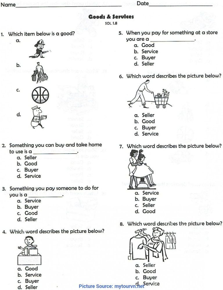 Free Printable 2nd Grade Science Worksheet