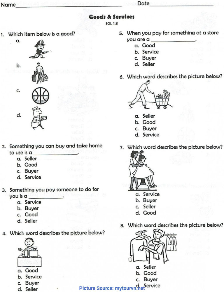 Free Printable 2nd Grade Science Worksheet