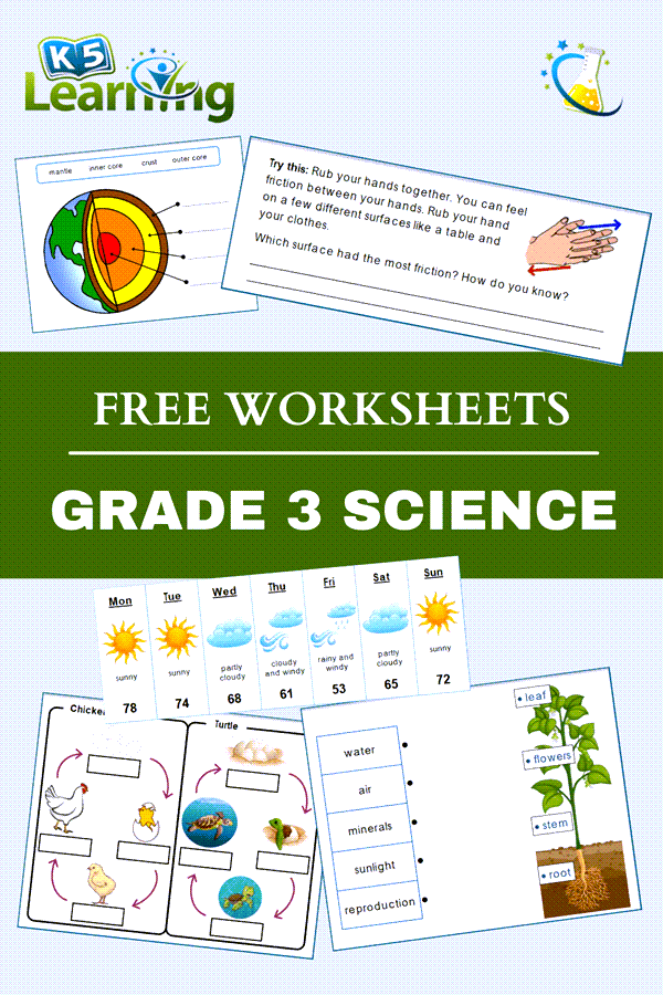 Grade 3 Science Worksheets