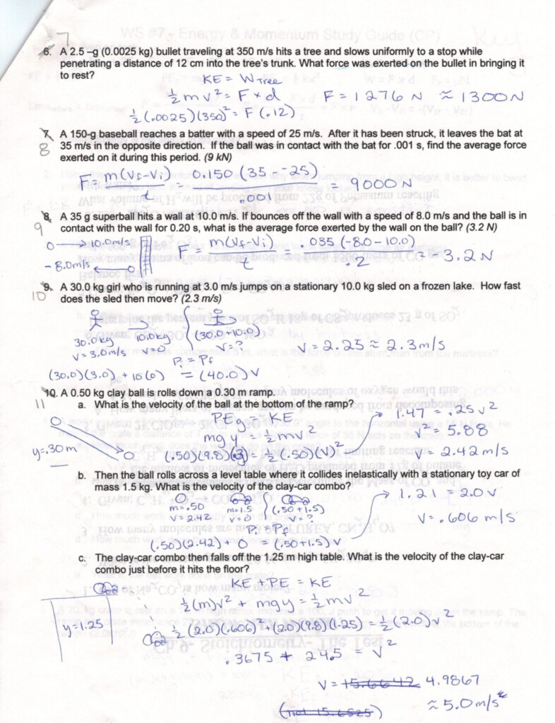 Net Force And Acceleration Worksheet Answers