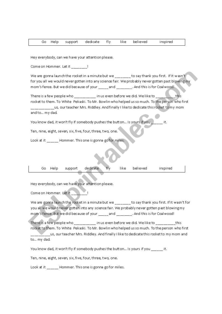 October Sky Science Worksheet Answers