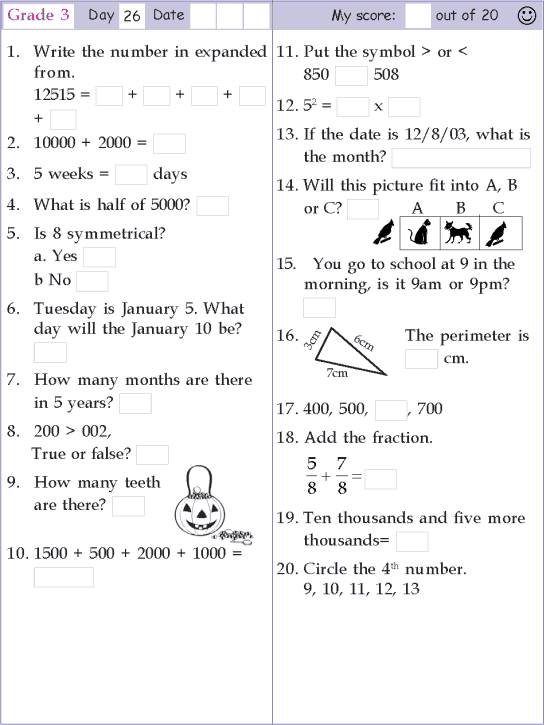 Science Olympiad For Class 3 Worksheets With Answers Josh Sosa s 3rd 
