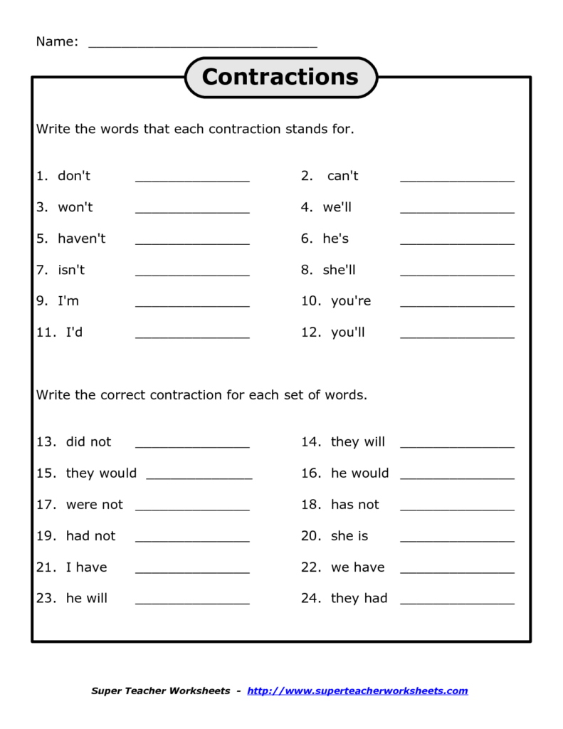 Science Worksheets For Grade 4 With Answers WorksSheet List