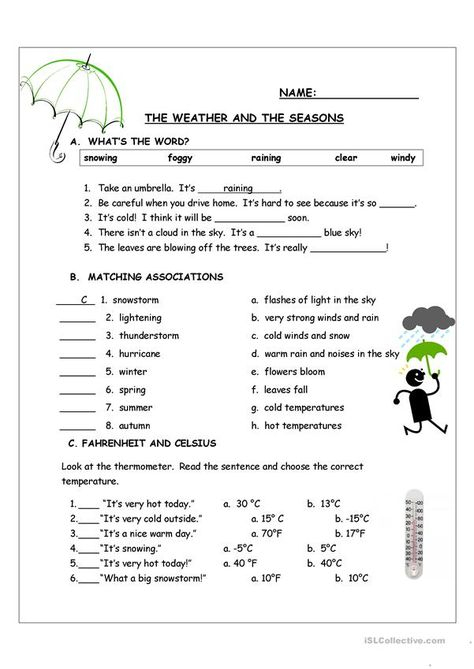 6th Grade Science Weather Worksheets