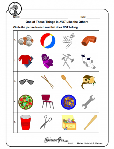 Free Elementary Science Printables Worksheets I Science4Us